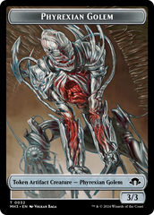 Phyrexian Golem // Energy Reserve Double-Sided Token [Modern Horizons 3 Tokens] | Gaming Infinity