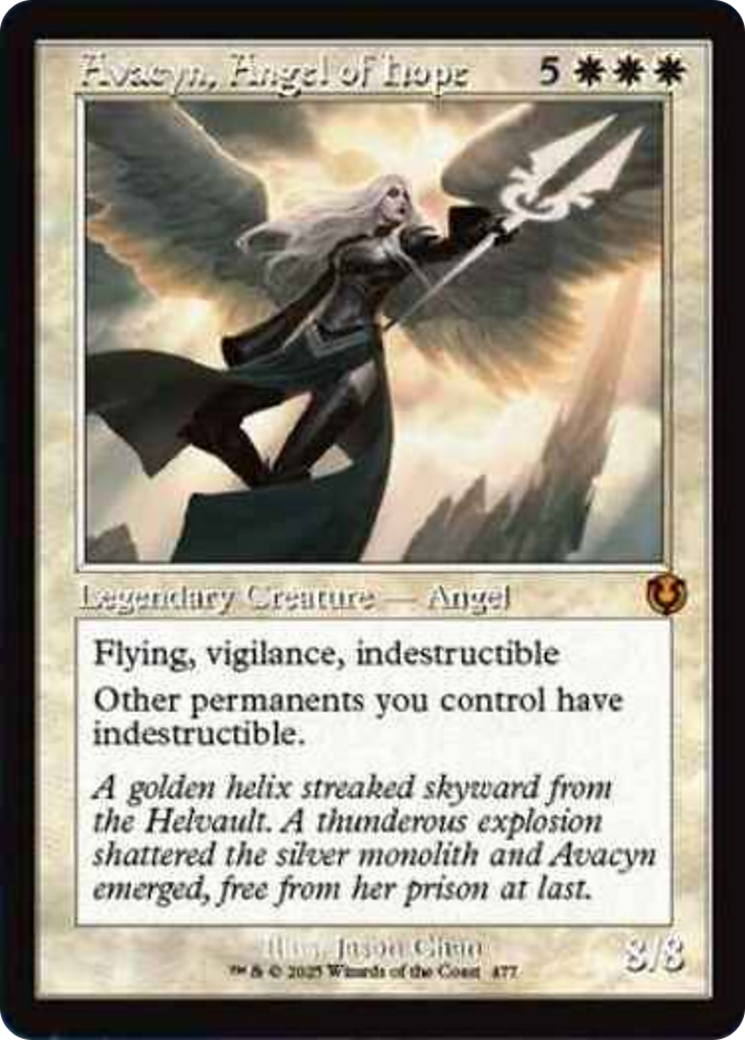 Avacyn, Angel of Hope (Retro Frame) [Innistrad Remastered] | Gaming Infinity