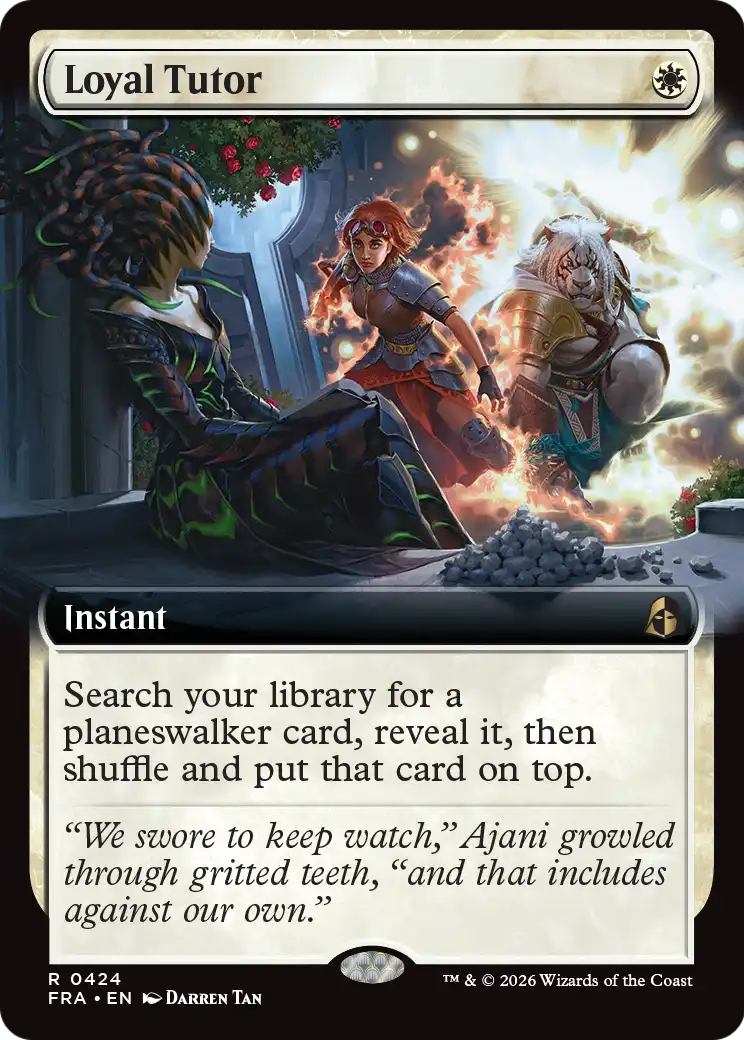 Loyal Tutor (Extended Art) [Reality Fracture] | Gaming Infinity