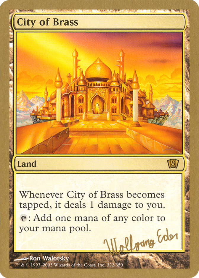 City of Brass (Wolfgang Eder) [World Championship Decks 2003] | Gaming Infinity