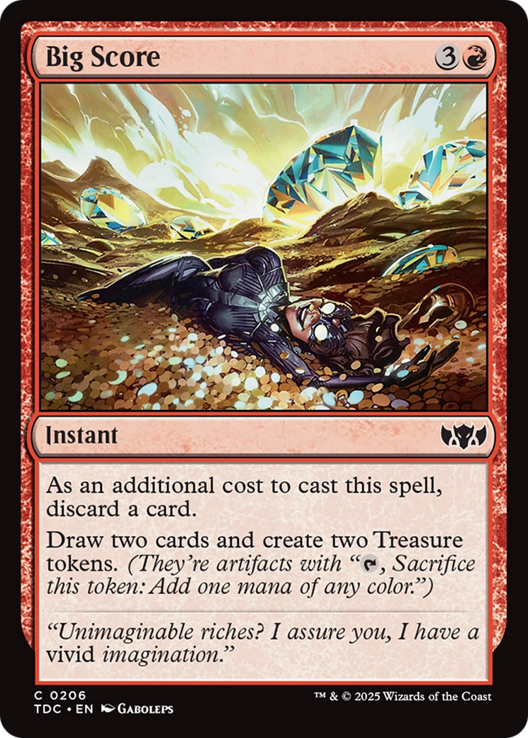 Big Score [Tarkir: Dragonstorm Commander] | Gaming Infinity