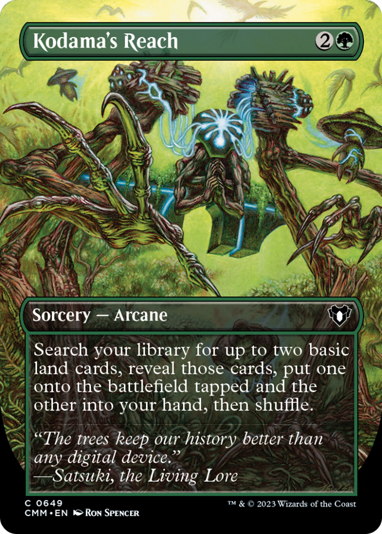 Kodama's Reach (Borderless Alternate Art) [Commander Masters] | Gaming Infinity