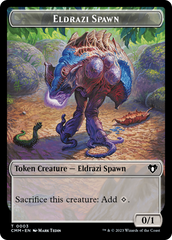 Eldrazi Spawn // Satyr Double-Sided Token [Commander Masters Tokens] | Gaming Infinity