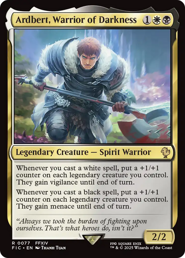 Ardbert, Warrior of Darkness [FINAL FANTASY Commander] | Gaming Infinity