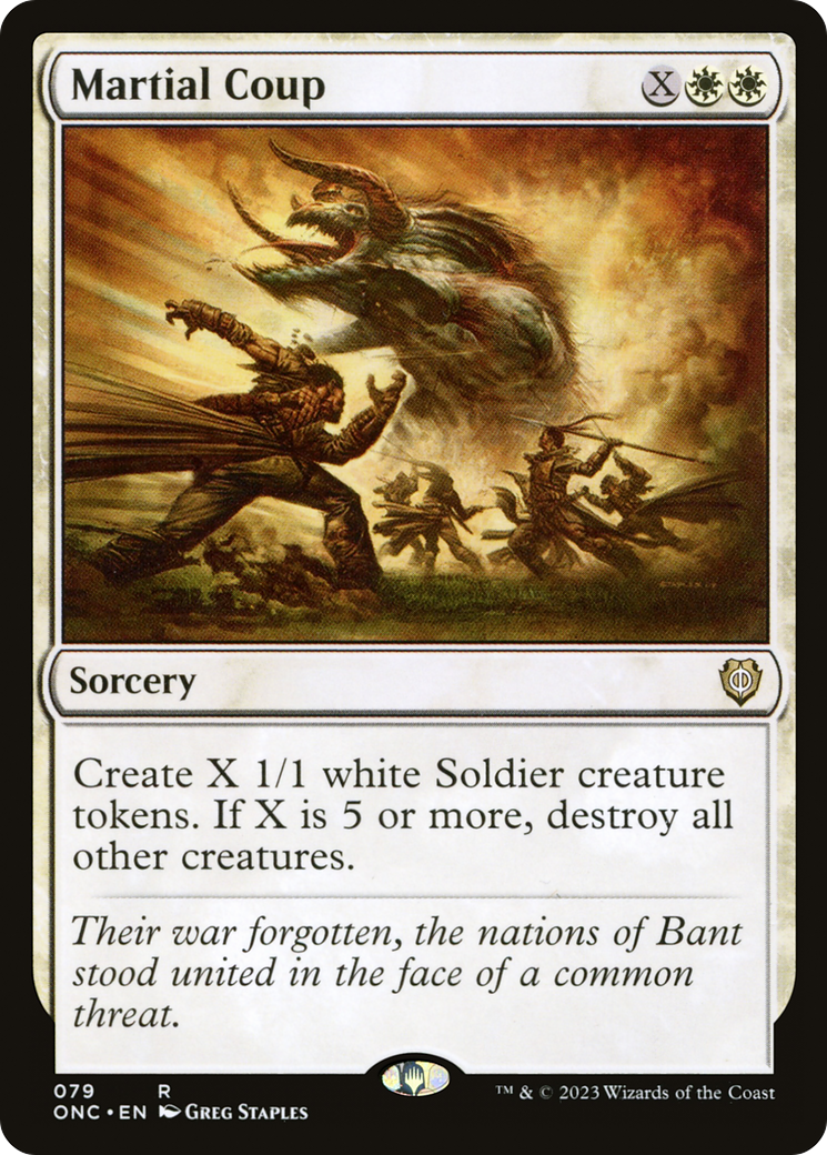 Martial Coup [Phyrexia: All Will Be One Commander] | Gaming Infinity