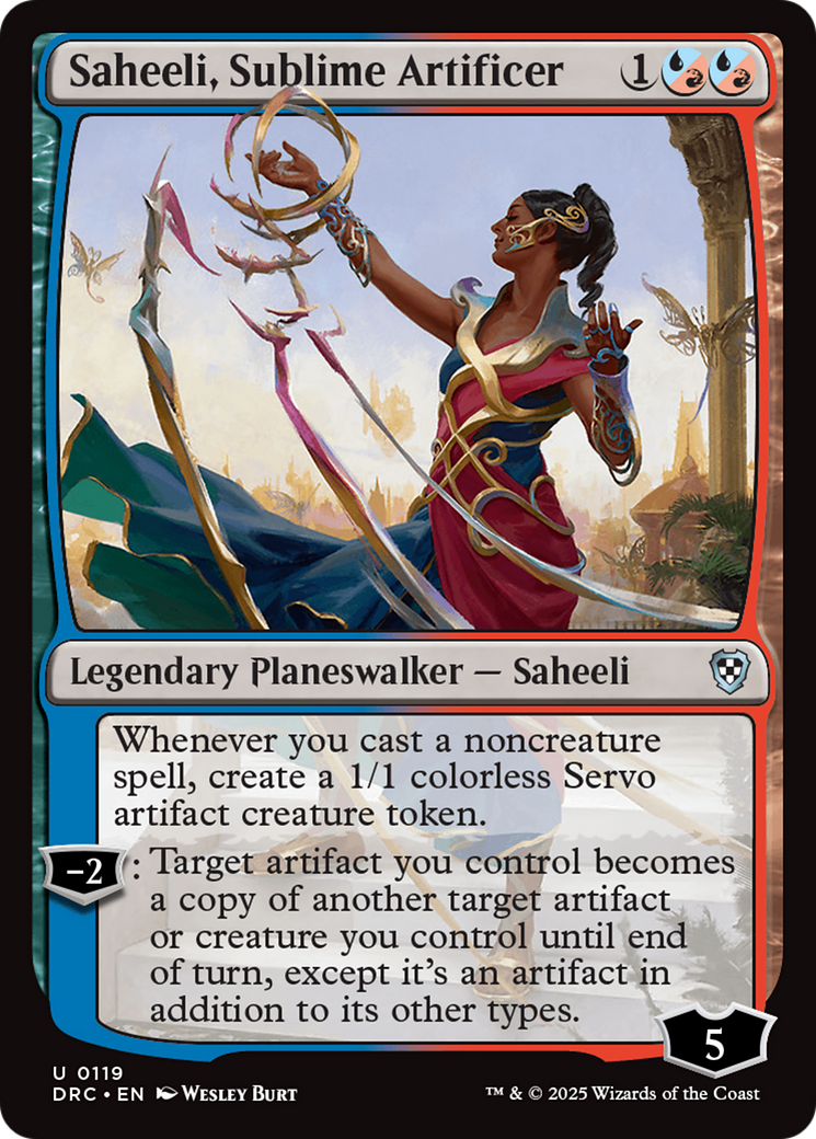 Saheeli, Sublime Artificer [Aetherdrift Commander] | Gaming Infinity