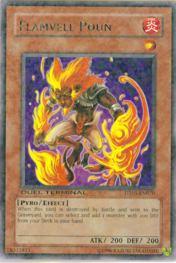 Flamvell Poun [DT01-EN070] Rare | Gaming Infinity
