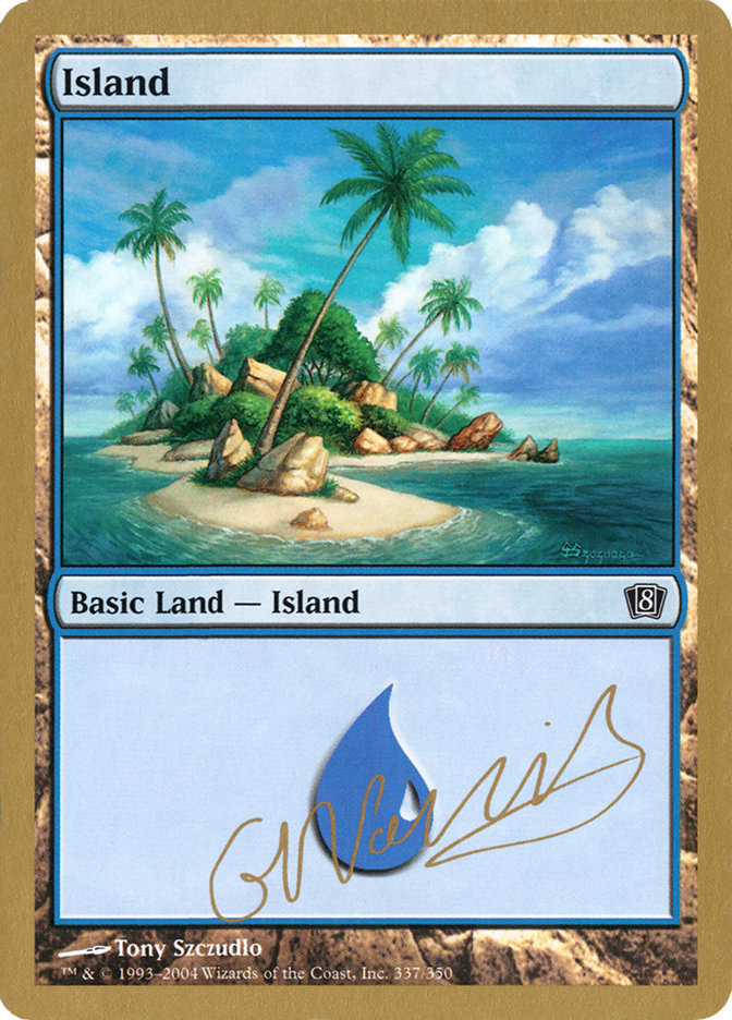 Island (gn337) (Gabriel Nassif) [World Championship Decks 2004] | Gaming Infinity