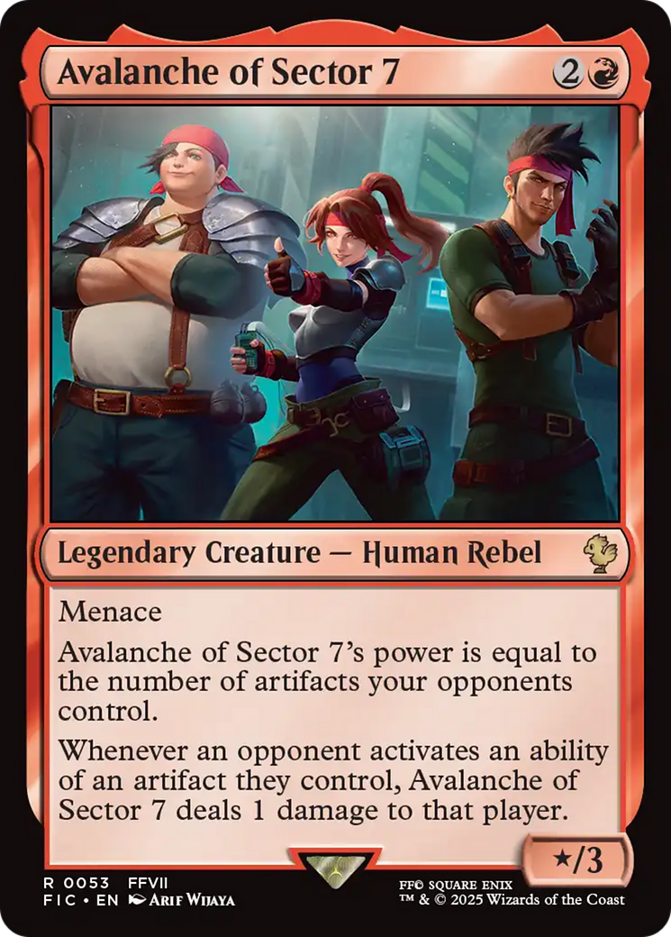 Avalanche of Sector 7 [FINAL FANTASY Commander] | Gaming Infinity