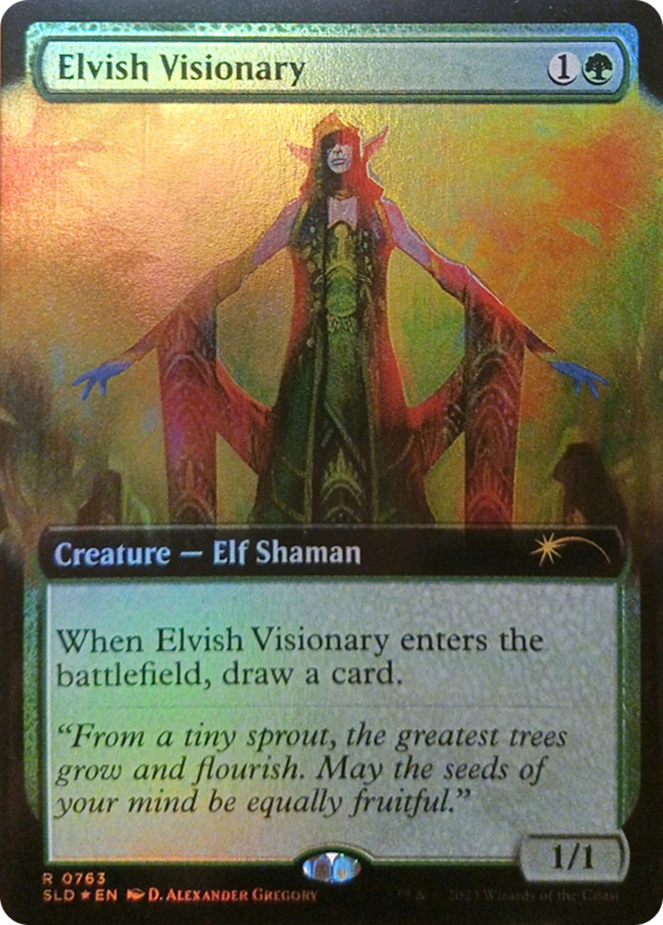 Elvish Visionary (Extended Art) [Secret Lair Drop Series] | Gaming Infinity