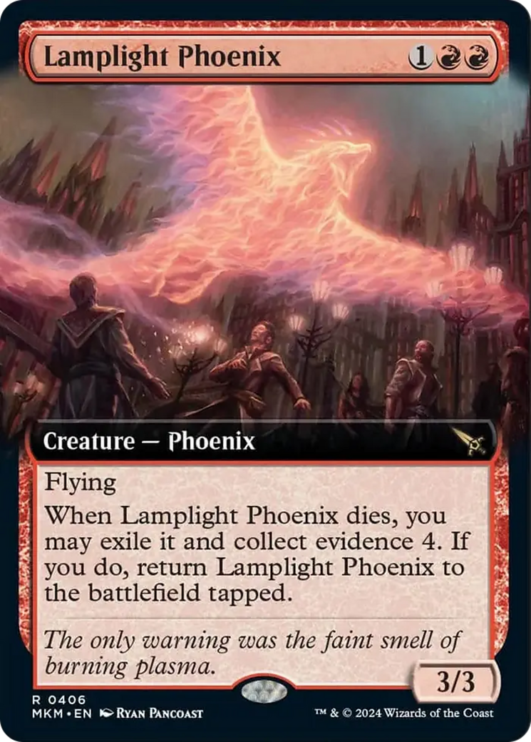 Lamplight Phoenix (Extended Art) [Murders at Karlov Manor] | Gaming Infinity