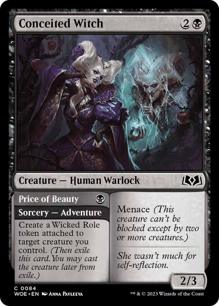 Conceited Witch // Price of Beauty [Wilds of Eldraine] | Gaming Infinity