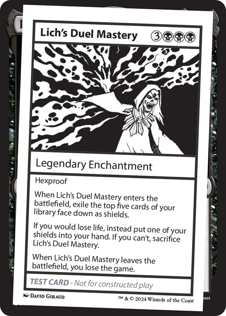 Lich's Duel Mastery [Mystery Booster 2 Playtest Cards] | Gaming Infinity