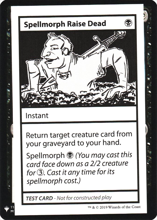 Spellmorph Raise Dead [Mystery Booster Playtest Cards] | Gaming Infinity