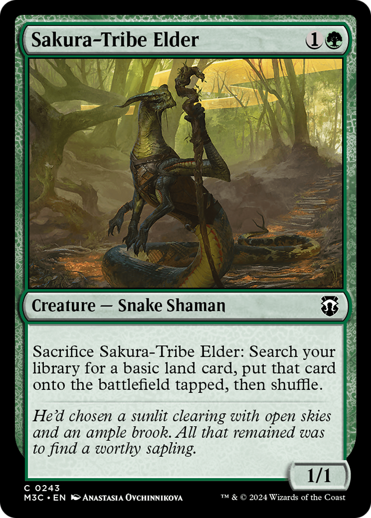 Sakura-Tribe Elder (Ripple Foil) [Modern Horizons 3 Commander] | Gaming Infinity