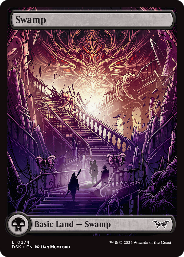 Swamp (274) - Full Art [Duskmourn: House of Horror] | Gaming Infinity