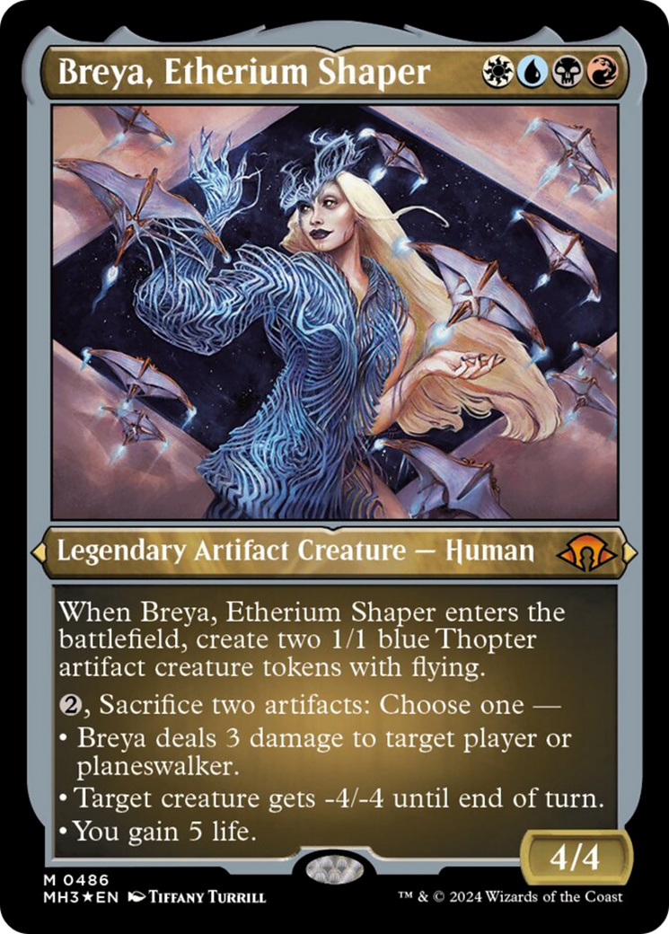 Breya, Etherium Shaper (Foil Etched) [Modern Horizons 3] | Gaming Infinity