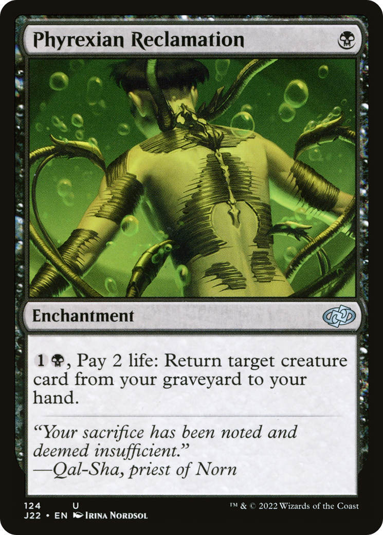 Phyrexian Reclamation [Jumpstart 2022] | Gaming Infinity