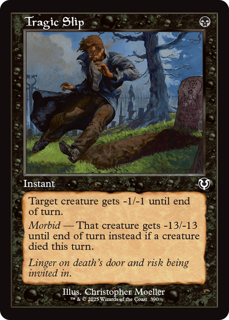 Tragic Slip (Retro Frame) [Innistrad Remastered] | Gaming Infinity