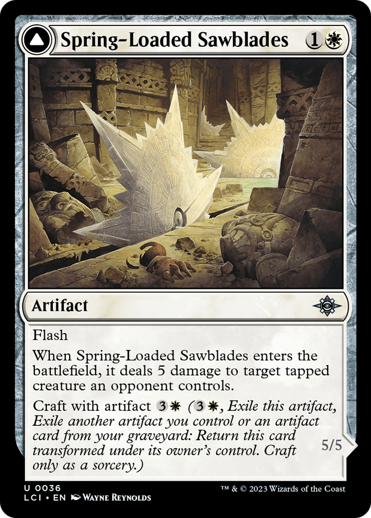 Spring-Loaded Sawblades // Bladewheel Chariot [The Lost Caverns of Ixalan] | Gaming Infinity