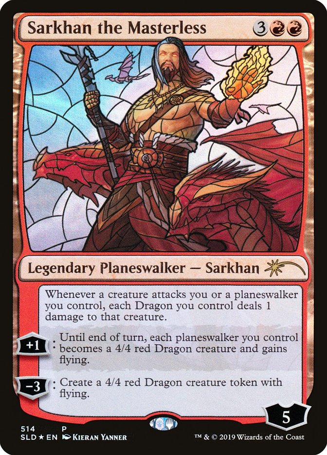 Sarkhan the Masterless (Stained Glass) [Secret Lair Drop Promos] | Gaming Infinity