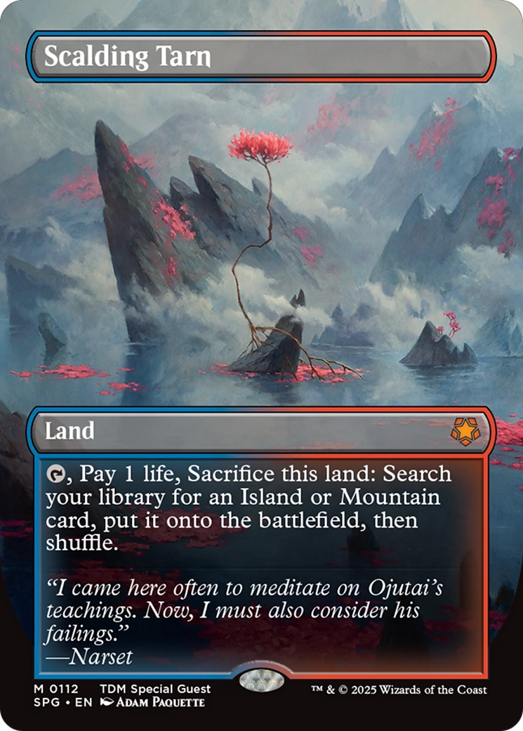 Scalding Tarn (Borderless) [Tarkir: Dragonstorm Special Guests] | Gaming Infinity