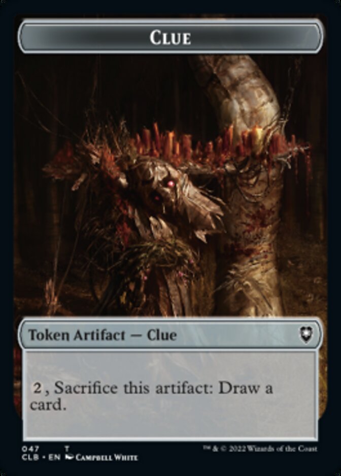 Shapeshifter (022) // Clue Double-Sided Token [Commander Legends: Battle for Baldur's Gate Tokens] | Gaming Infinity