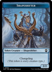 Dragon // Shapeshifter (0008) Double-Sided Token [Modern Horizons 3 Commander Tokens] | Gaming Infinity