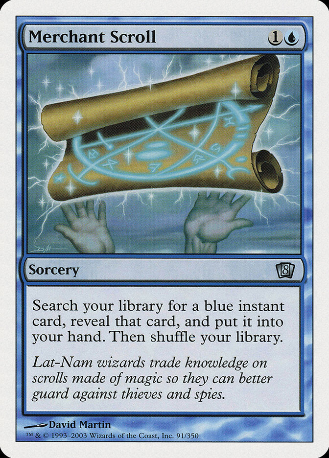 Merchant Scroll (8th Edition) [Oversize Cards] | Gaming Infinity