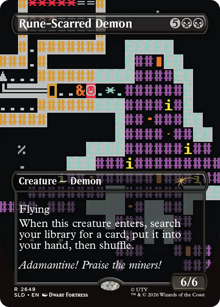 Rune-Scarred Demon [Secret Lair Drop Series] | Gaming Infinity