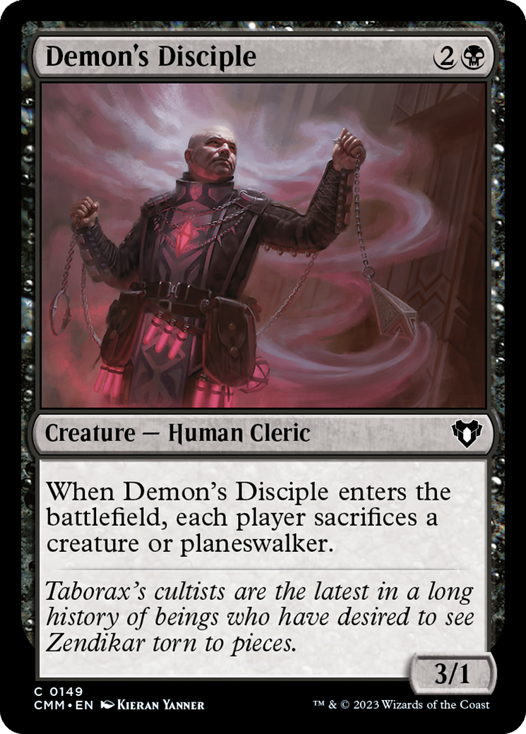 Demon's Disciple [Commander Masters] | Gaming Infinity