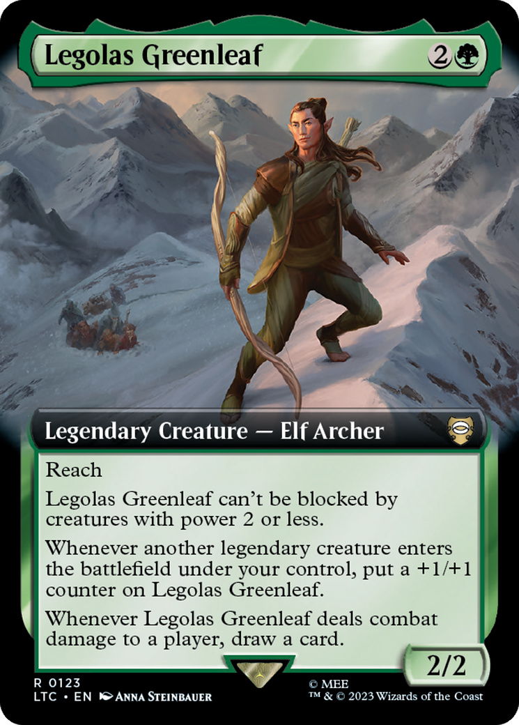 Legolas Greenleaf (Extended Art) [The Lord of the Rings: Tales of Middle-Earth Commander] | Gaming Infinity