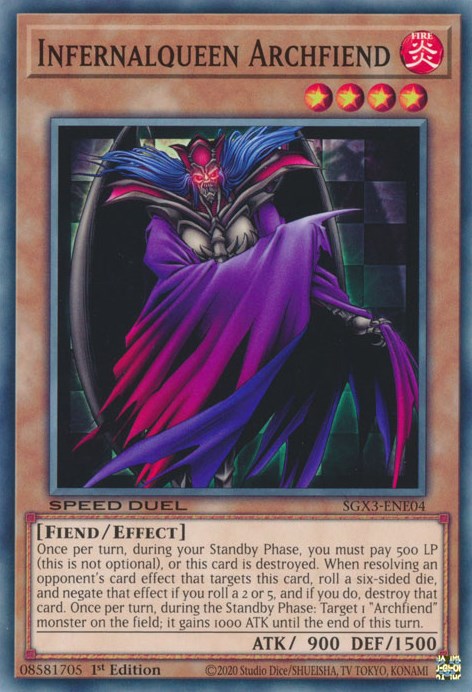 Infernalqueen Archfiend [SGX3-ENE04] Common | Gaming Infinity