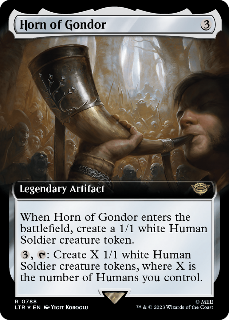 Horn of Gondor (Extended Art) (Surge Foil) [The Lord of the Rings: Tales of Middle-Earth] | Gaming Infinity