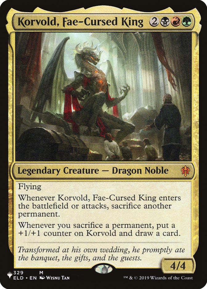 Korvold, Fae-Cursed King [The List] | Gaming Infinity