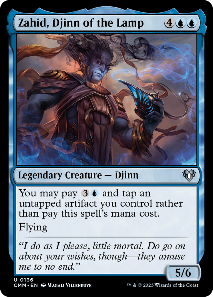 Zahid, Djinn of the Lamp [Commander Masters] | Gaming Infinity