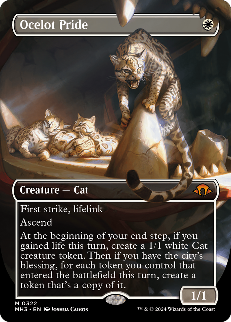 Ocelot Pride (Borderless) [Modern Horizons 3] | Gaming Infinity