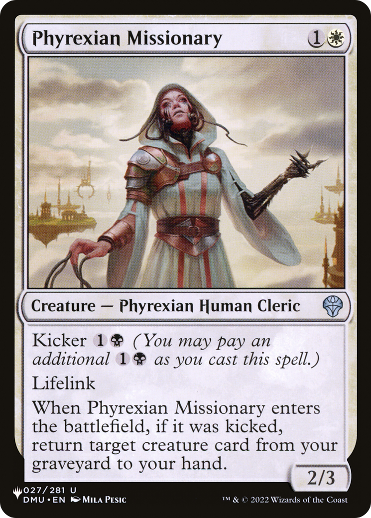 Phyrexian Missionary [The List] | Gaming Infinity