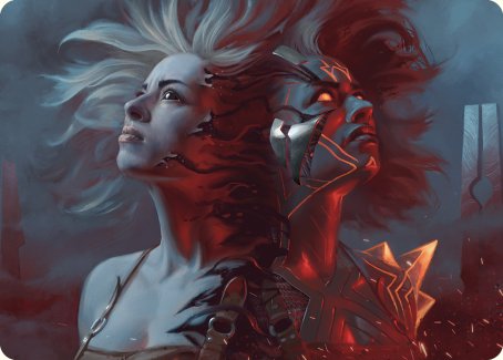 Thrill of Possibility Art Card [Phyrexia: All Will Be One Art Series] | Gaming Infinity