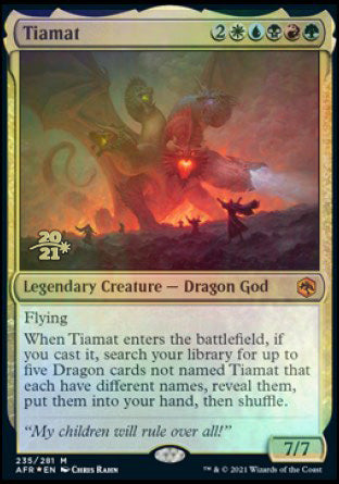 Tiamat [Dungeons & Dragons: Adventures in the Forgotten Realms Prerelease Promos] | Gaming Infinity