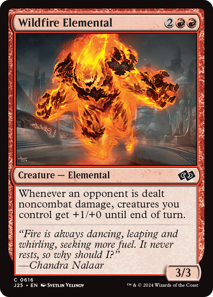 Wildfire Elemental [Foundations Jumpstart] | Gaming Infinity