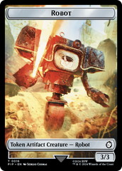 Radiation // Robot Double-Sided Token [Fallout Tokens] | Gaming Infinity