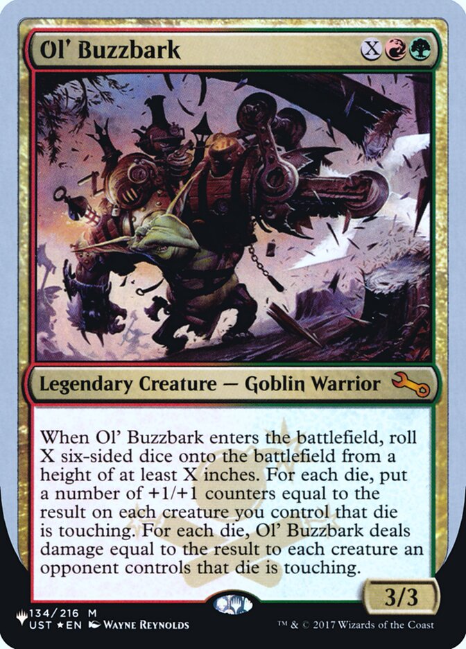 Ol' Buzzbark (Unfinity Foil Edition) [The List] | Gaming Infinity