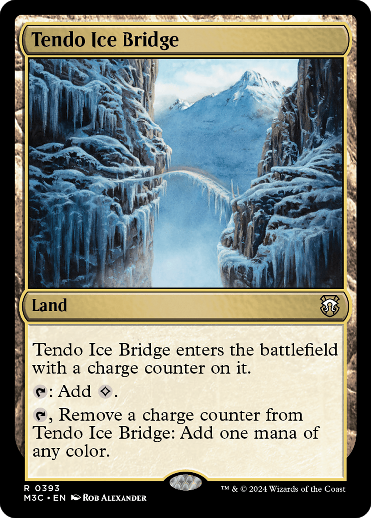 Tendo Ice Bridge (Ripple Foil) [Modern Horizons 3 Commander] | Gaming Infinity