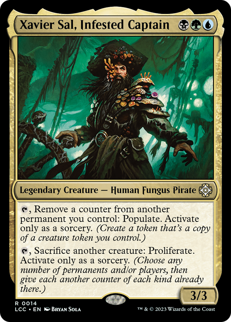 Xavier Sal, Infested Captain [The Lost Caverns of Ixalan Commander] | Gaming Infinity