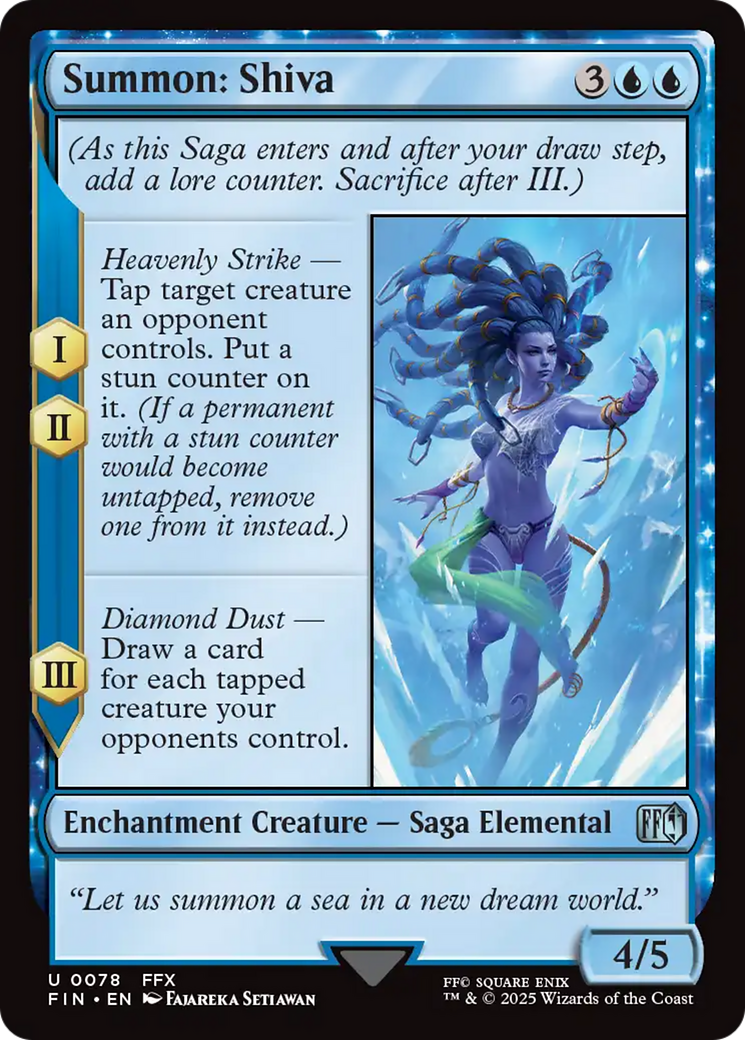 Summon: Shiva [FINAL FANTASY] | Gaming Infinity
