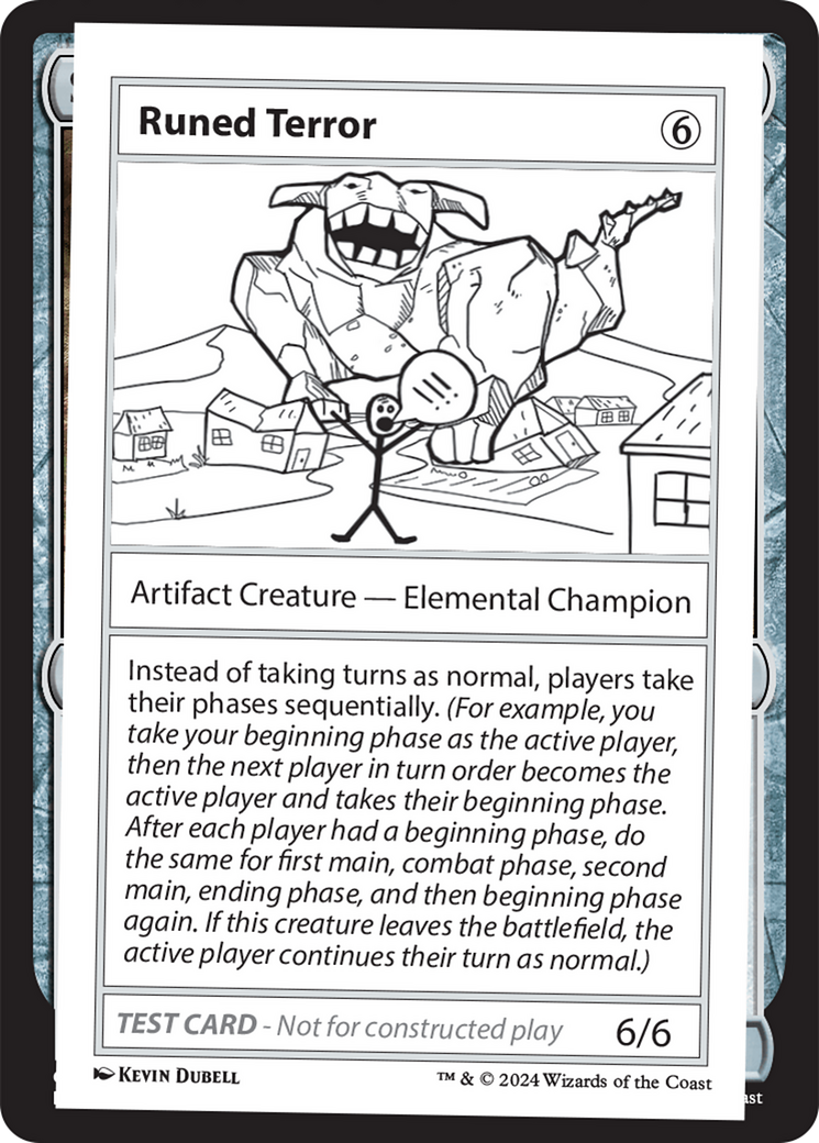 Runed Terror [Mystery Booster 2 Playtest Cards] | Gaming Infinity