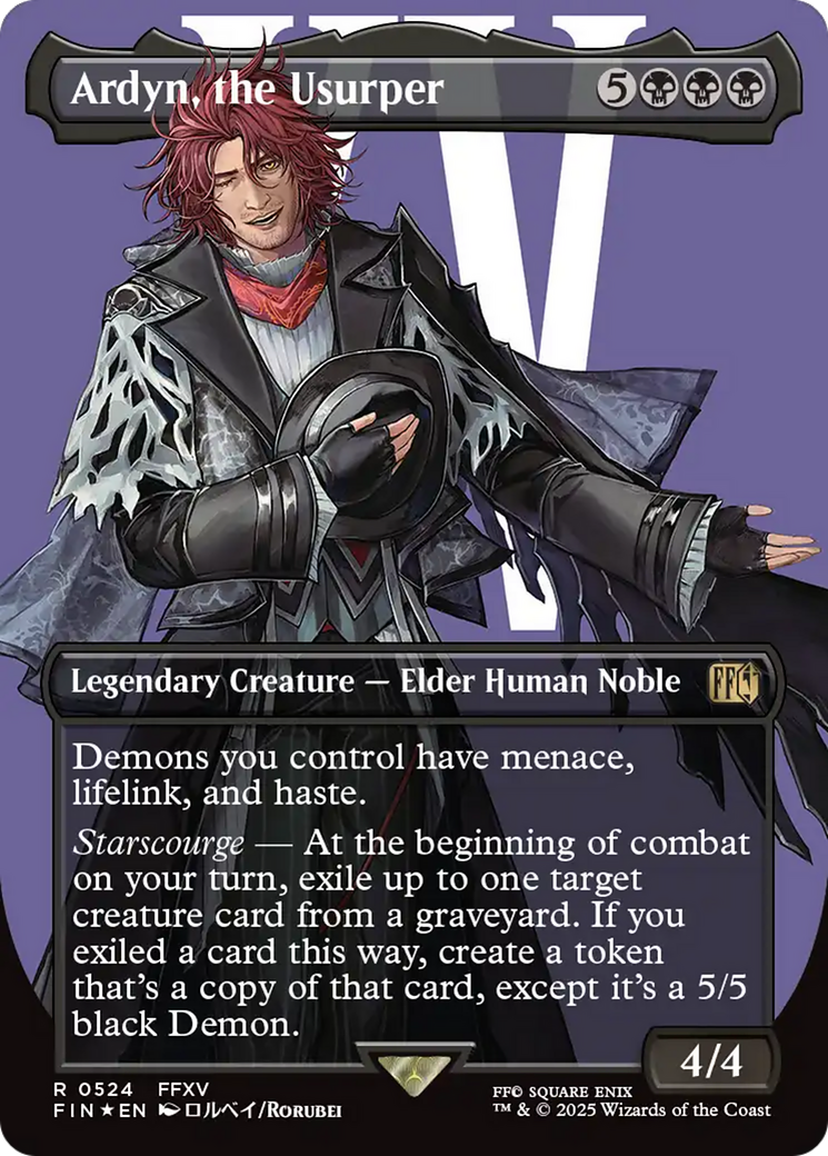Ardyn, the Usurper (Borderless) (Surge Foil) [FINAL FANTASY] | Gaming Infinity