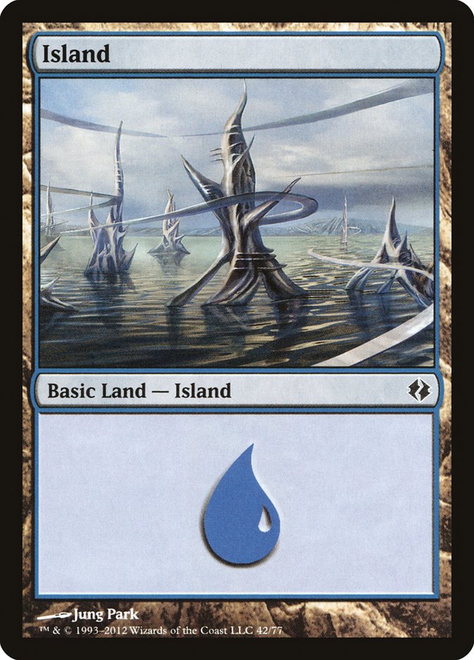 Island (42) [Duel Decks: Venser vs. Koth] | Gaming Infinity