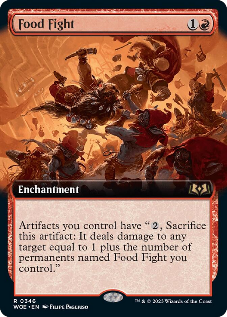 Food Fight (Extended Art) [Wilds of Eldraine] | Gaming Infinity